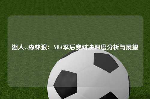 湖人vs森林狼：NBA季后赛对决深度分析与展望