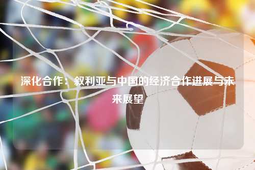 深化合作：叙利亚与中国的经济合作进展与未来展望